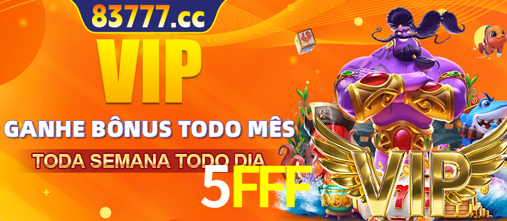 Banner promocional do 5FFF oferecendo 100% de recompensas adicionais contínuas para quem fizer o login diário (Daily sign-in), com um mascote de coelho.